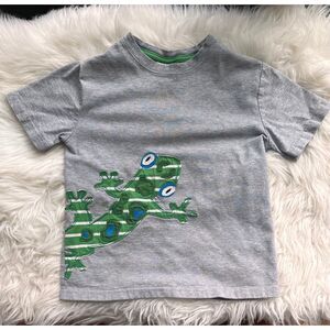 Hanna Andersson appliqué lizard shirt